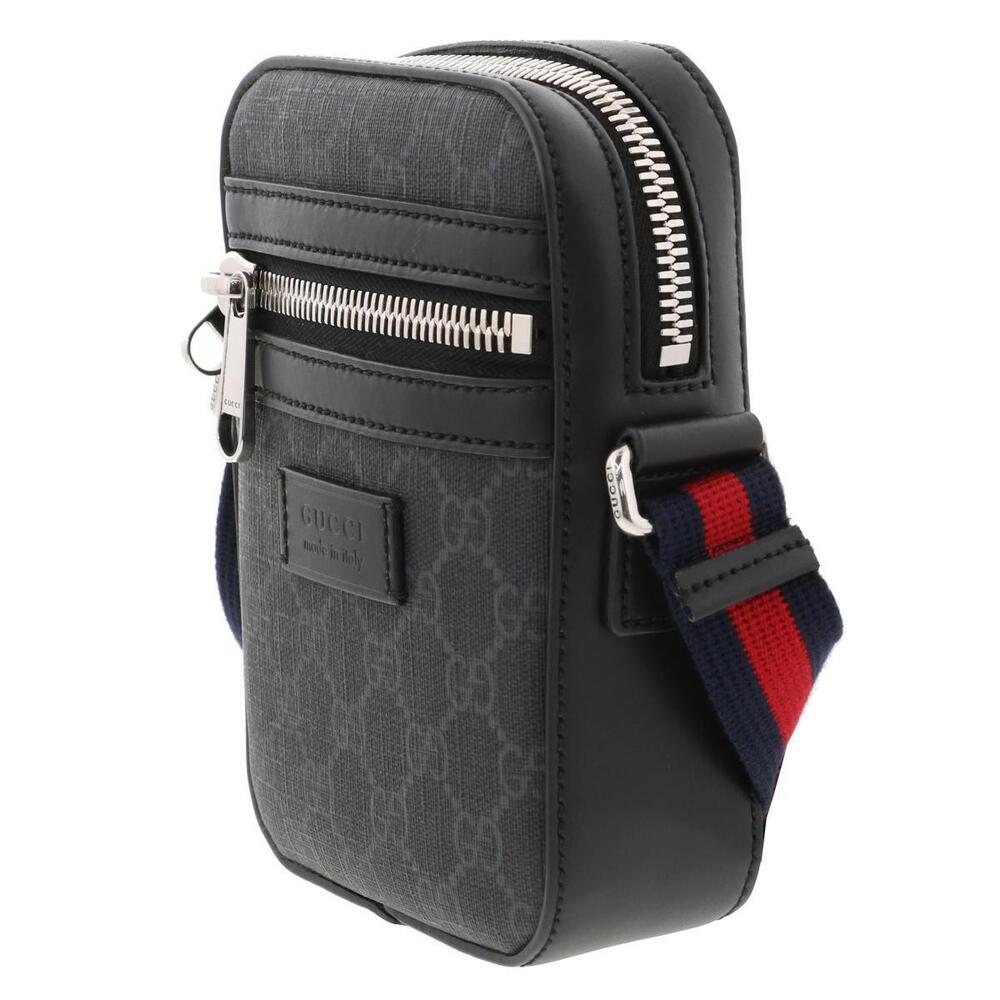 Gucci Shoulder Black Messenger Supreme Bag GG
